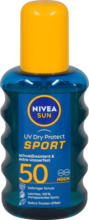 dm drogerie markt NIVEA SUN UV Dry Protect Sonnenspray transparent LSF 50