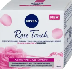 NIVEA Rose Touch Feuchtigkeitsspendende Gel-Creme