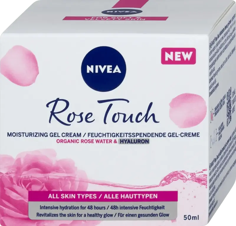 NIVEA Rose Touch Feuchtigkeitsspendende Gel-Creme