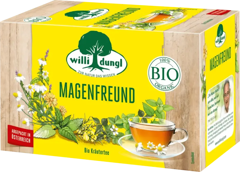 willi dungl Kräutertee Bio Magenfreund