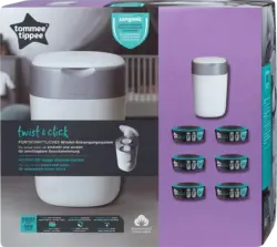 Tommee Tippee twist & click Windel-Entsorgungssystem + 6 Nachfüllkassetten