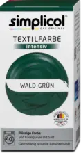dm drogerie markt Simplicol flüssige Textilfarbe Wald-Grün