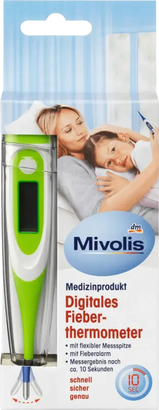Mivolis Digitales Fieberthermometer sortiert