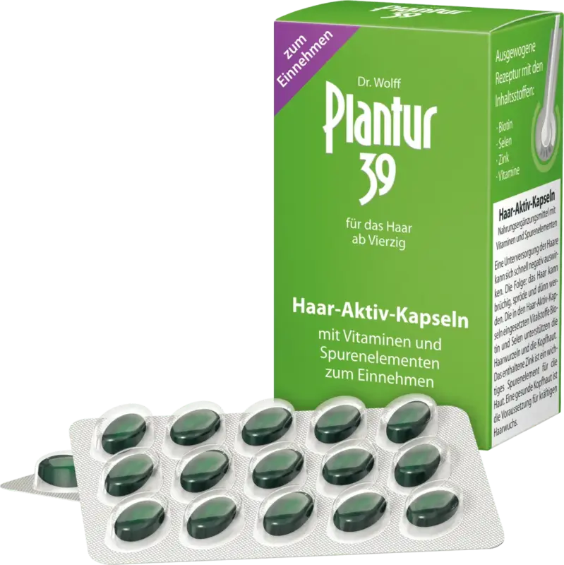 Plantur 39 Haar-Aktiv-Kapseln mit Vitaminen