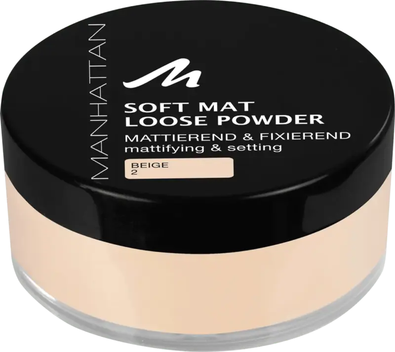 MANHATTAN Cosmetics Loses Puder Soft Mat 002 Beige