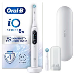 Oral-B iO Series 8N elektrische Zahnbürste White Alabaster