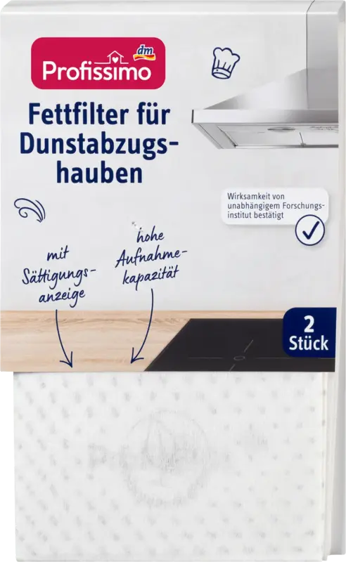Profissimo Öko-Flachfilter für Dunstabzugshauben