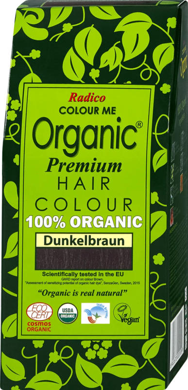 Radico Colour Me Organic Premium Haarfarbe - Dunkelbraun