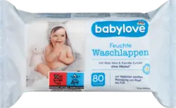 babylove Feuchte Waschlappen