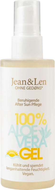 Jean&Len OHNE GEDøNS* Beruhigende After Sun Pflege 100% Aloe Vera Gel