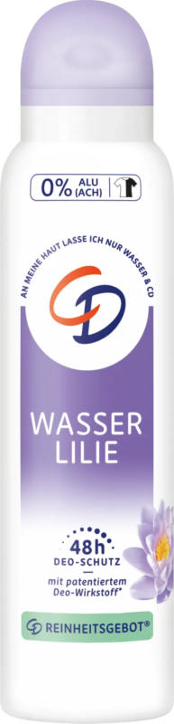 CD Deodorant Spray Wasserlilie