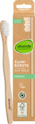 alverde NATURKOSMETIK Zahnbürste aus Holz medium