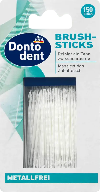 Dontodent Brush-Sticks metallfrei