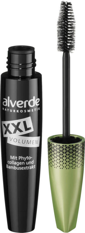 alverde NATURKOSMETIK Mascara XXL Volumen 010 Schwarz