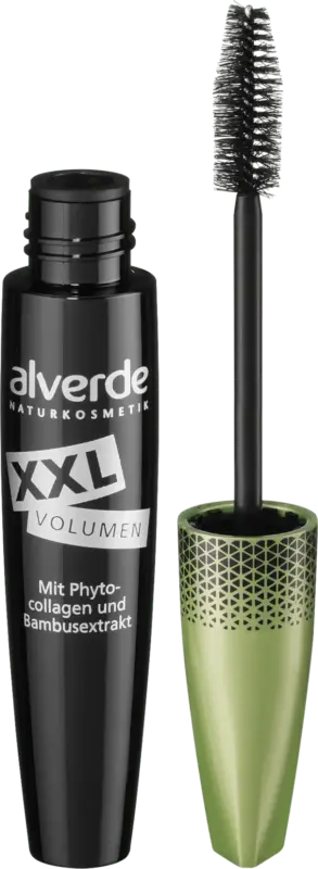 alverde NATURKOSMETIK Mascara XXL Volumen 010 Schwarz