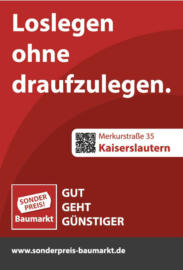 Sonderpreis Baumarkt Kaiserslautern