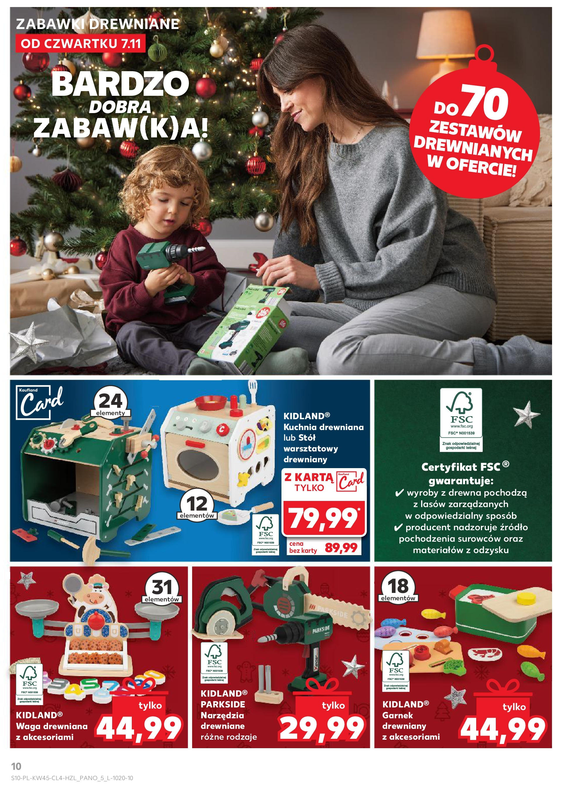 Kaufland gazetka - Zabawki od 07.11.2024 - od jutra PDF | Strona: 10 | Produkty: Karta, Waga, Garnek, Stół