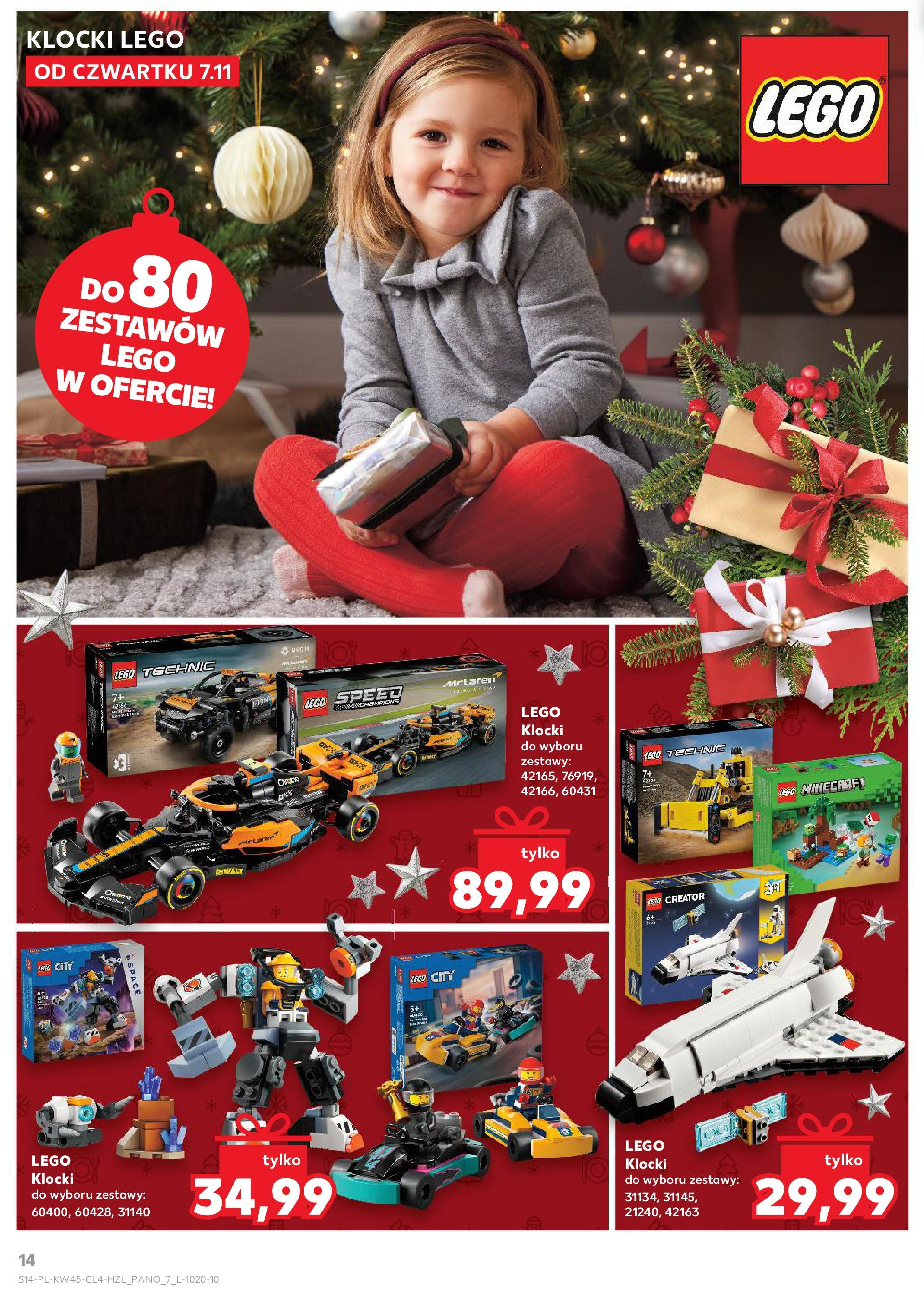 Kaufland gazetka - Zabawki od 07.11.2024 - od jutra PDF | Strona: 14 | Produkty: Lego, Klocki Lego