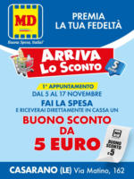 MD Discount Arriva lo sconto - al 17.11.2024