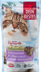 Dein Bestes Katzenleckerli Knabbersnack reich an Weidelamm, Anti Hairball, Wintermomente