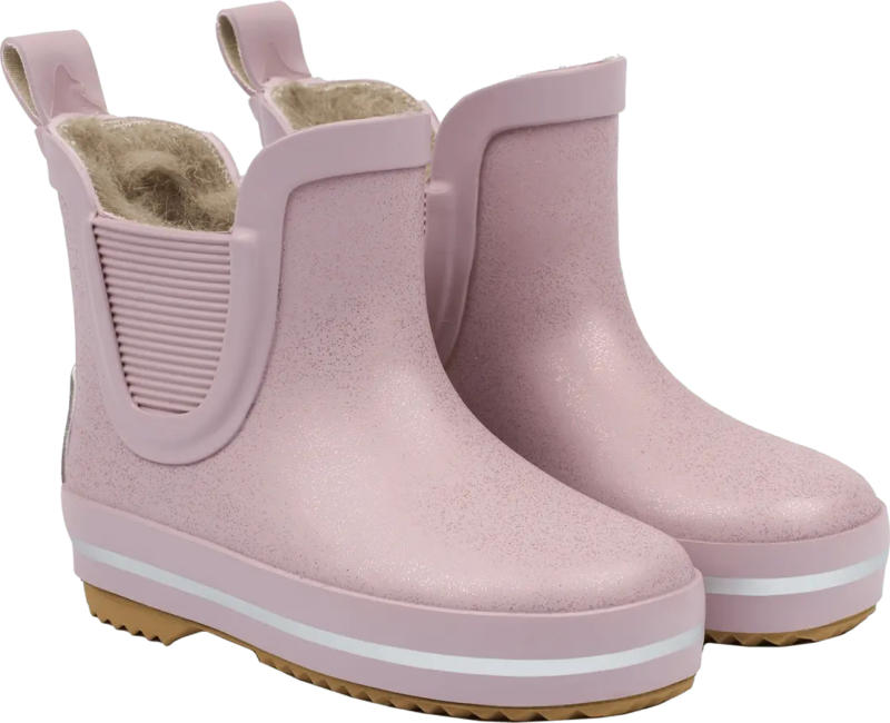 Mikk-Line Gummistiefel mit Wollfutter, rosa, Gr. 22/23