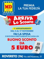 MD Discount Arriva lo sconto - al 17.11.2024