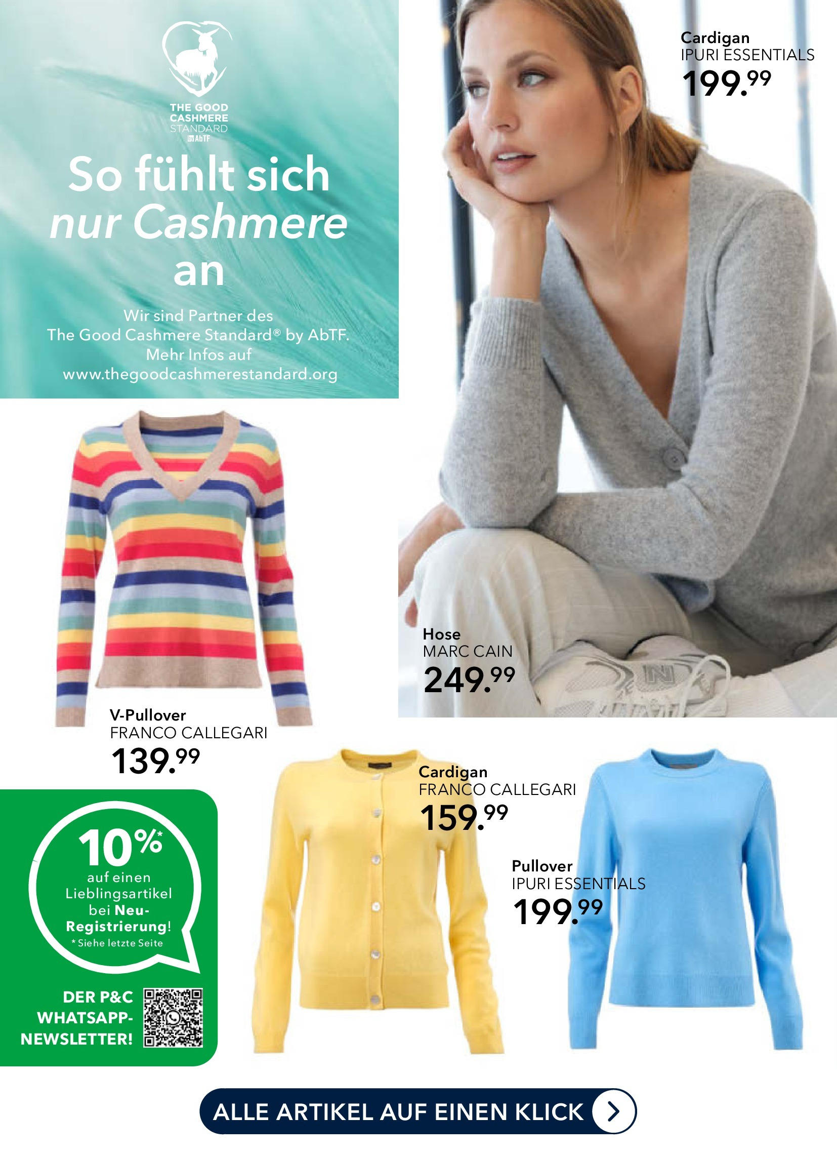 Peek & Cloppenburg - Stralsund, Ossenreyerstraße 5 (ab 10.11.2024) zum Blättern | Seite: 2 | Produkte: Cardigan, Pullover, Hose