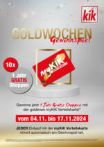 KiK KiK: Goldwochen Gewinnspiel - bis 17.11.2024