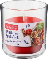 Profissimo Duftkerze im Glas Apfel-Zimt