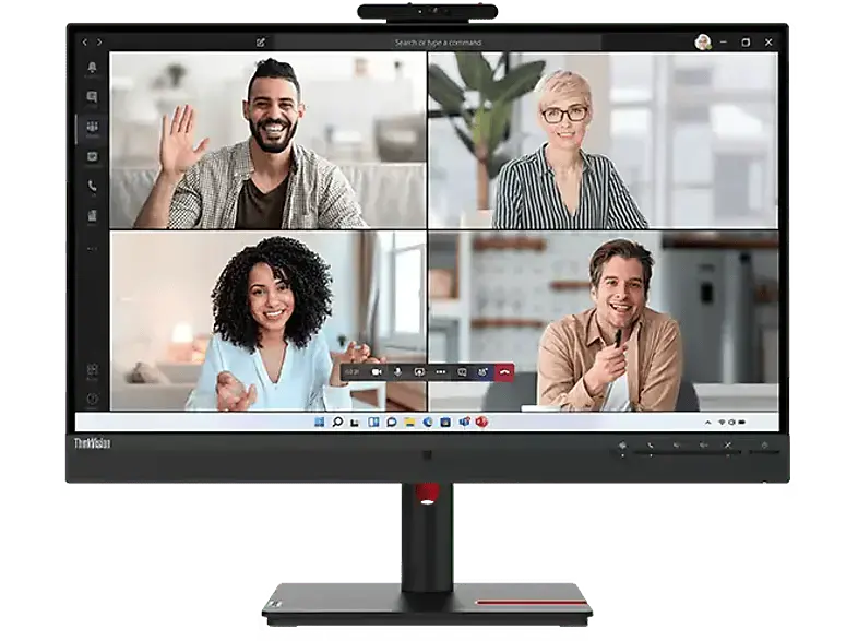 LENOVO ThinkVision T27hv-30 27" QHD-USB-C-Docking-Monitor für Videokonferenzen