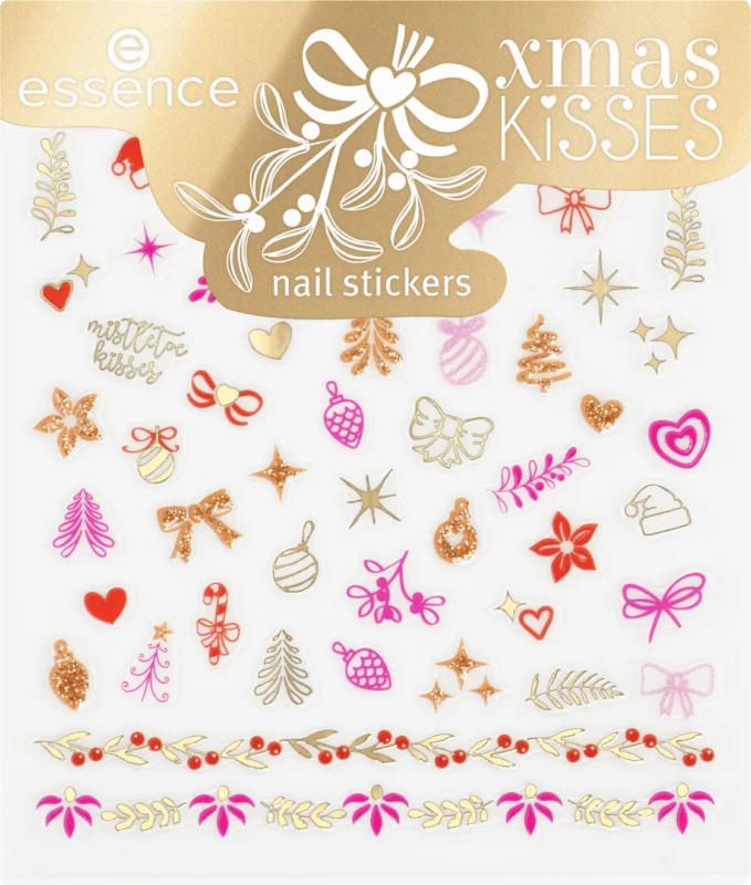 essence Nagelsticker Set Xmas Kisses 60tlg