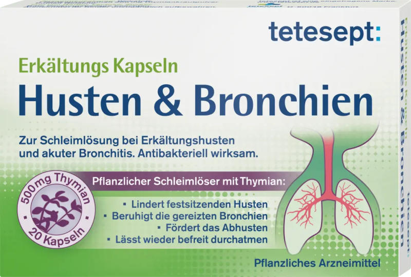 tetesept Erkältungskapseln Husten & Bronchien