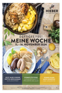 OFFERS - Hieber's Frischecenter: Meine Woche gültig ab dem 10.11.2024