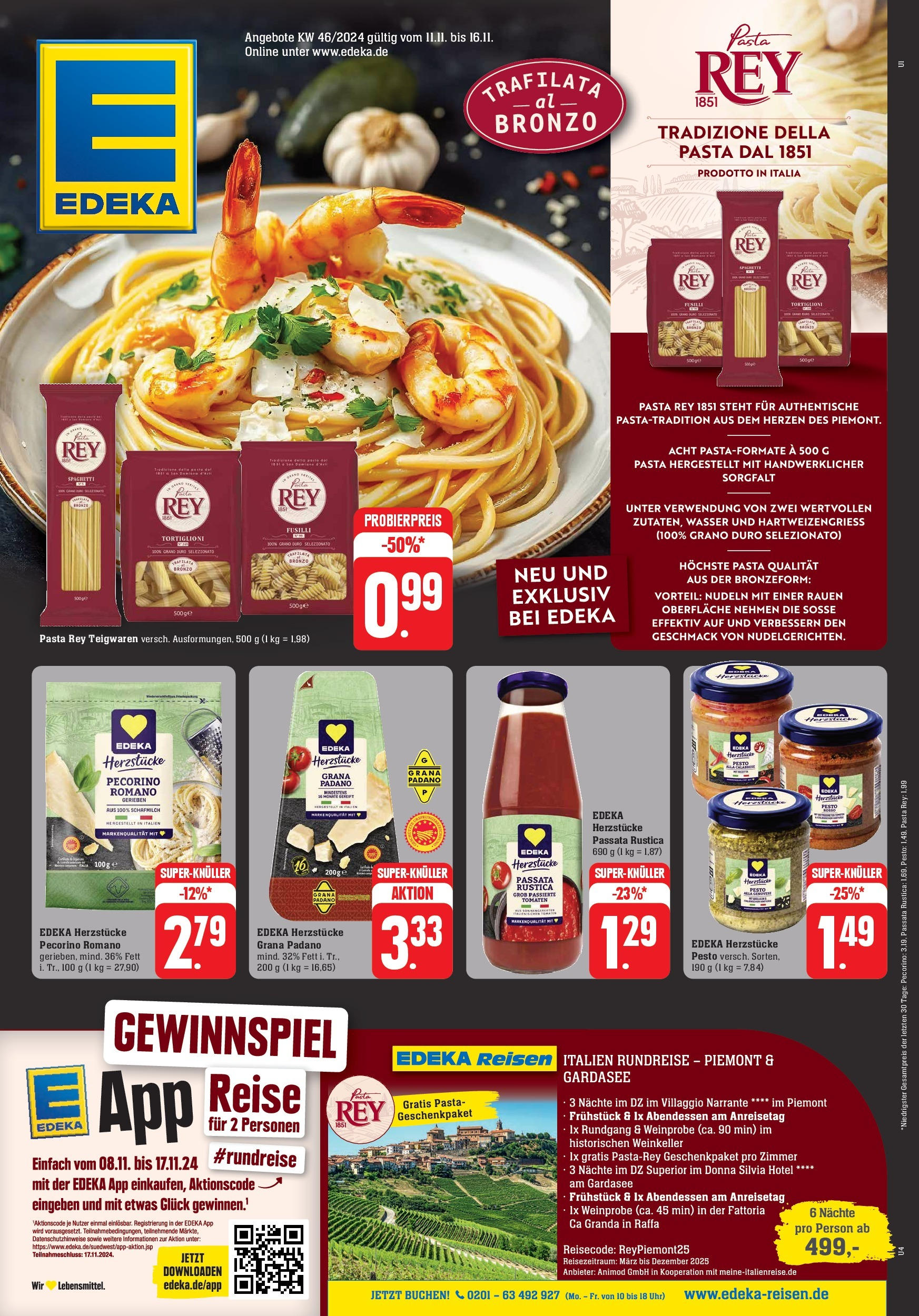 Edeka - EDEKA: Wochenangebote (ab 10.11.2024) » Angebote Online | Seite: 1 | Produkte: Tomaten, Wasser, Pasta, Uhr