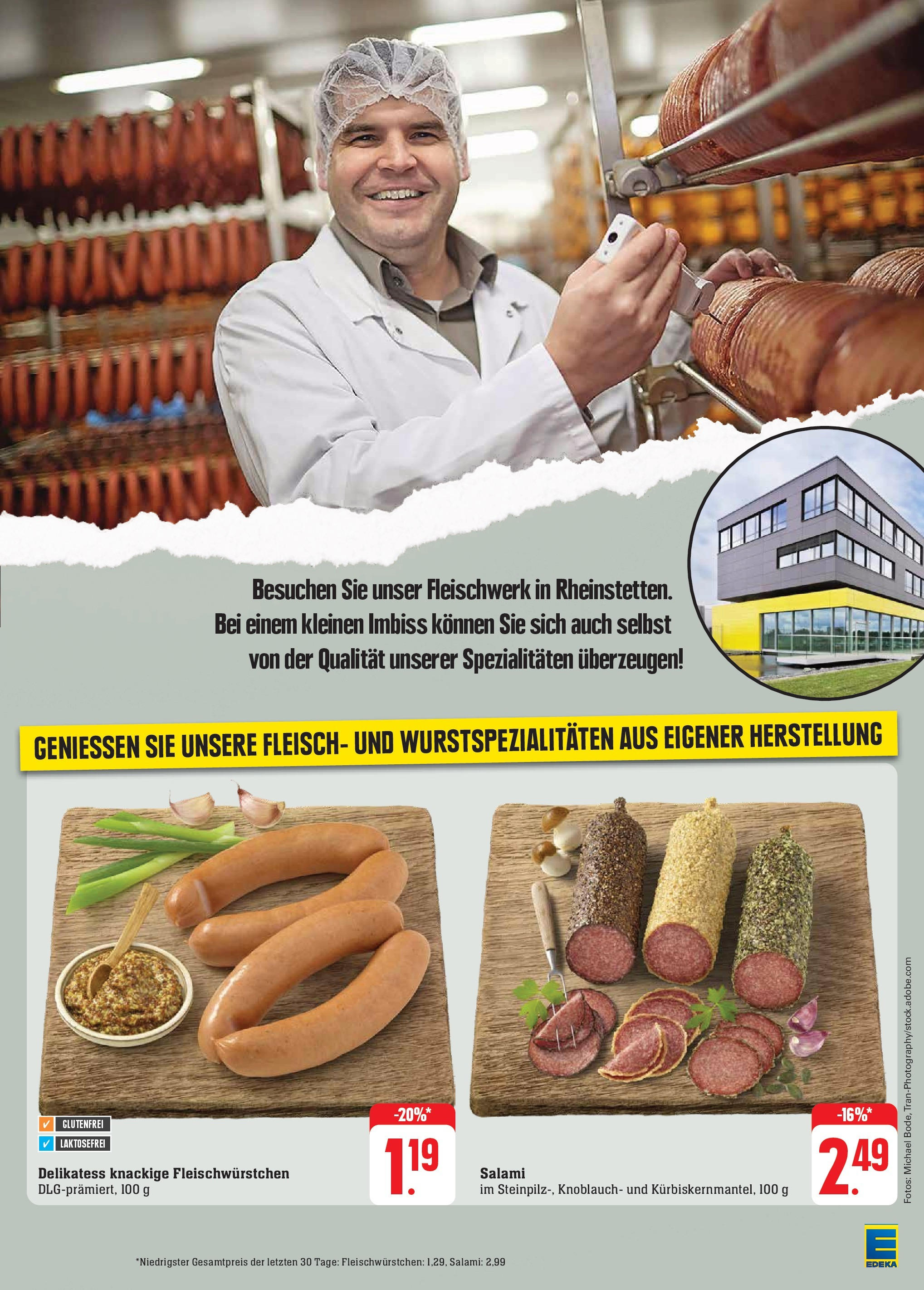 Edeka - EDEKA: Wochenangebote (ab 10.11.2024) » Angebote Online | Seite: 11 | Produkte: Knoblauch, Salami, Fleisch