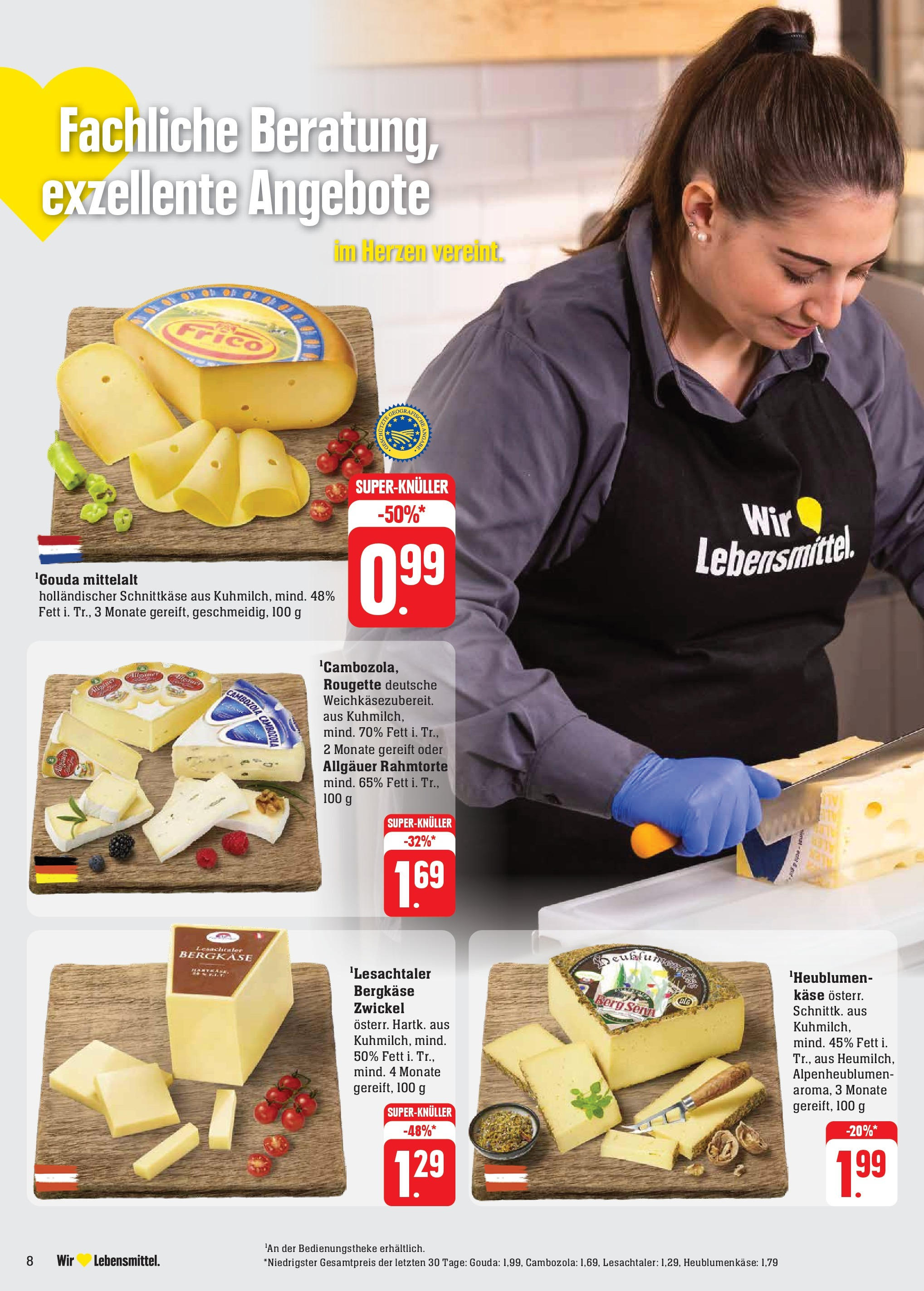 Edeka - EDEKA: Wochenangebote (ab 10.11.2024) » Angebote Online | Seite: 14 | Produkte: Käse, Gouda