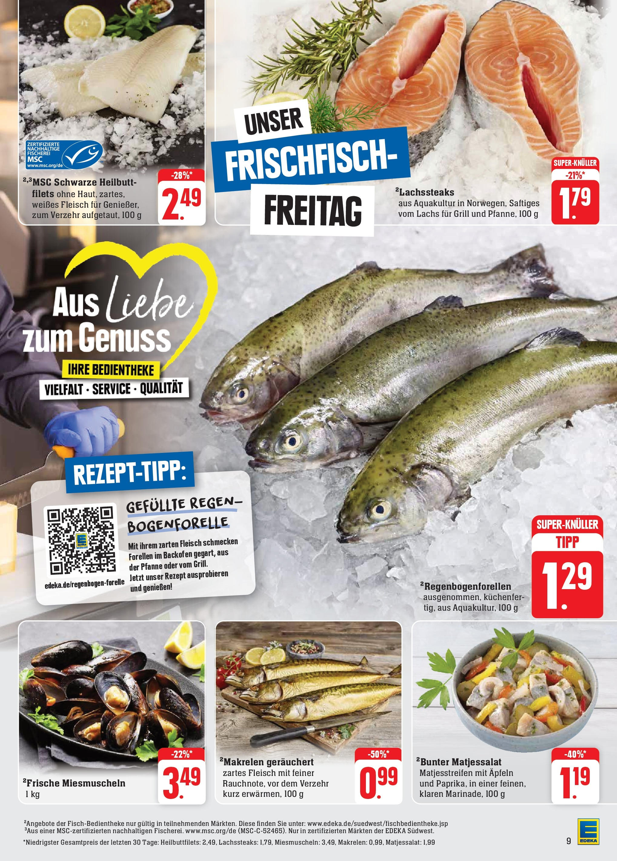 Edeka - EDEKA: Wochenangebote (ab 10.11.2024) » Angebote Online | Seite: 15 | Produkte: Grill, Lachs, Backofen, Fleisch