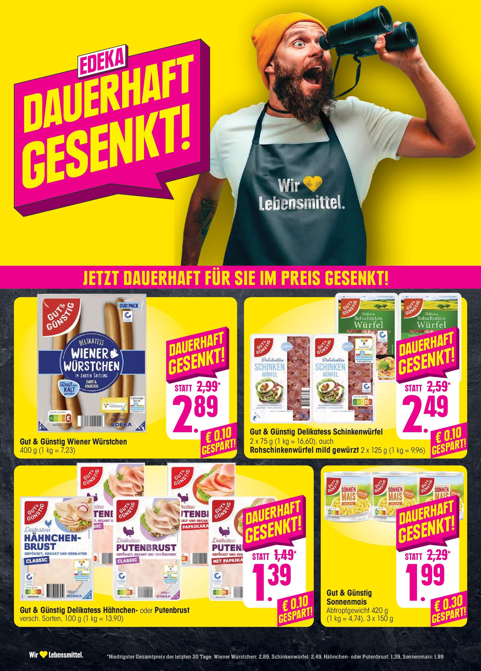 Edeka - EDEKA: Wochenangebote (ab 10.11.2024) » Angebote Online | Seite: 24 | Produkte: Hahnchen, Wiener wurstchen, Paprika, Schinken