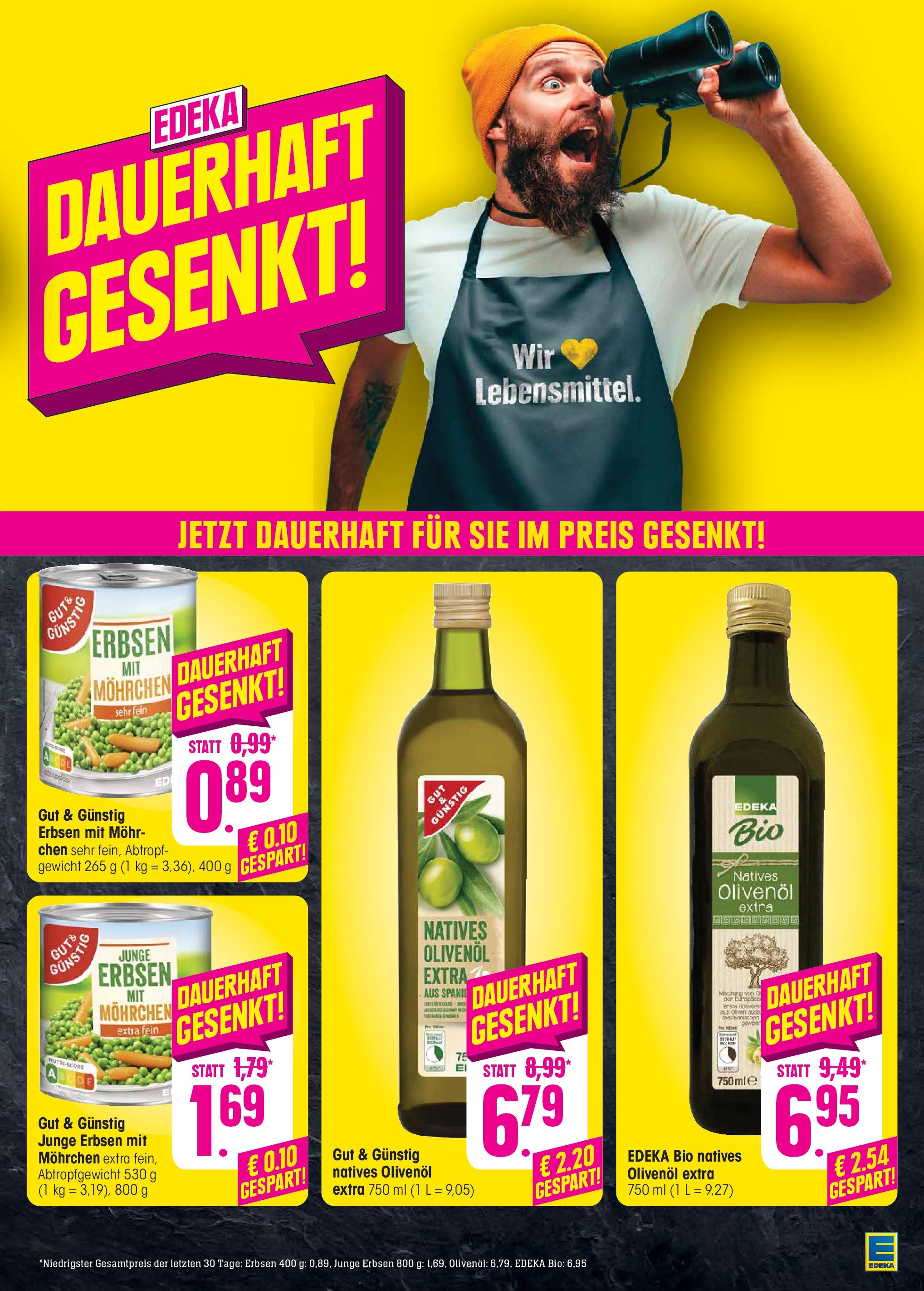 Edeka - EDEKA: Wochenangebote (ab 10.11.2024) » Angebote Online | Seite: 25 | Produkte: Gewicht, Olivenol, Erbsen