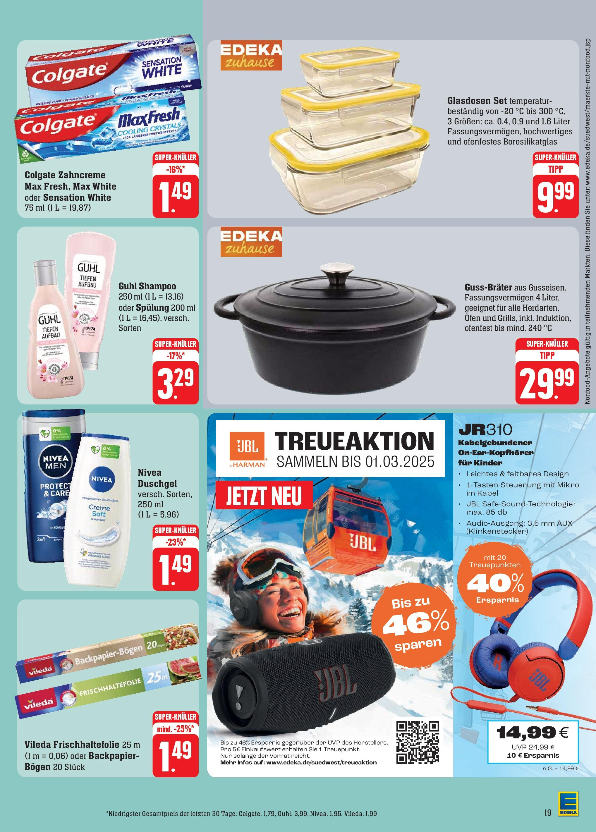 Edeka - EDEKA: Wochenangebote (ab 10.11.2024) » Angebote Online | Seite: 27 | Produkte: Ofen, Shampoo, Creme, Duschgel