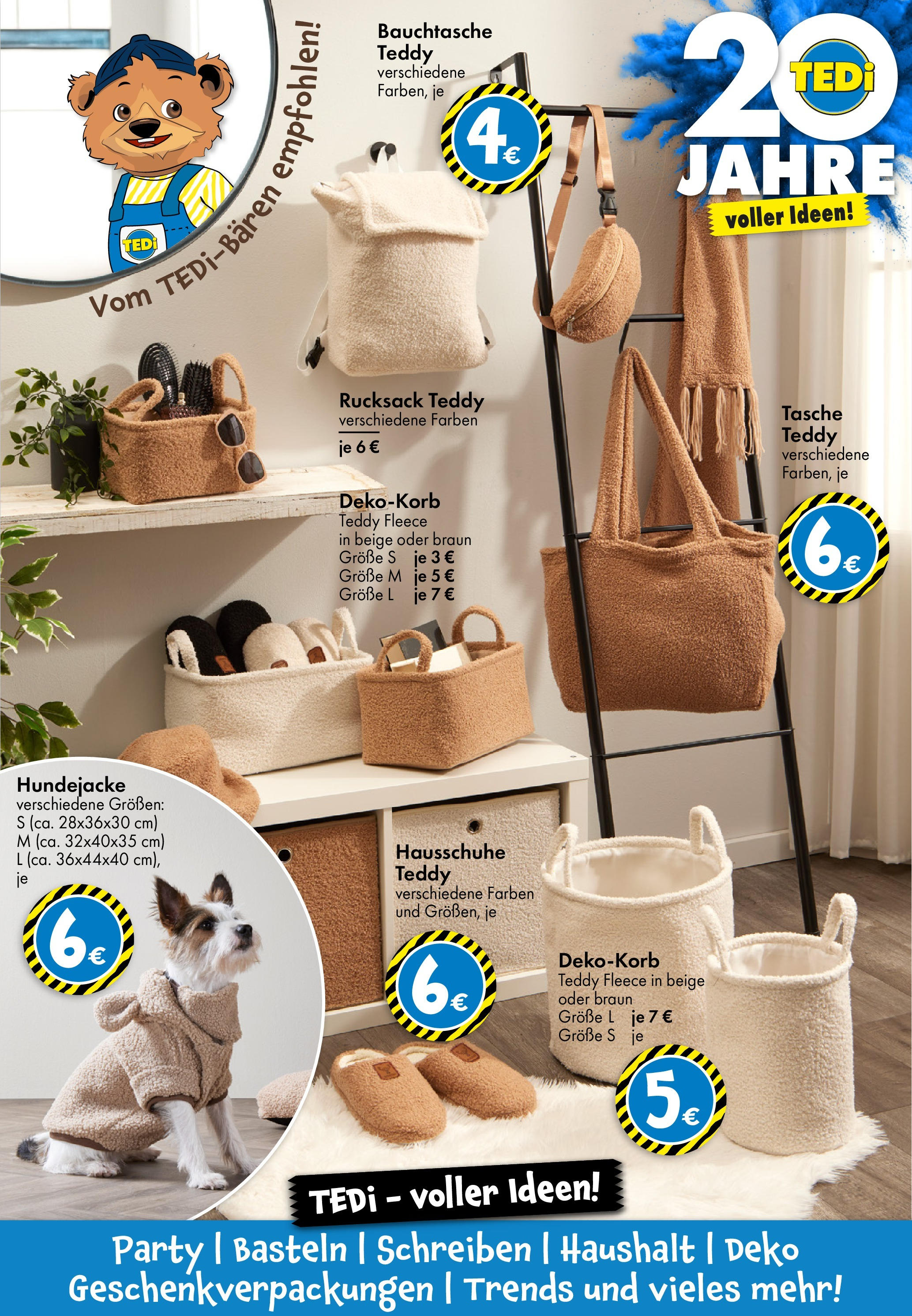 TEDi Flugblatt von 08.11.2024 - Aktuelle Angebote | Seite: 21 | Produkte: Hausschuhe, Rucksack, Tasche