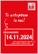 KiK Catalog KiK până în data de 12.11.2024 - până la 12-11-24