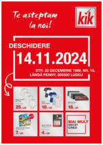 KiK Catalog KiK până în data de 15.11.2024 - până la 15-11-24