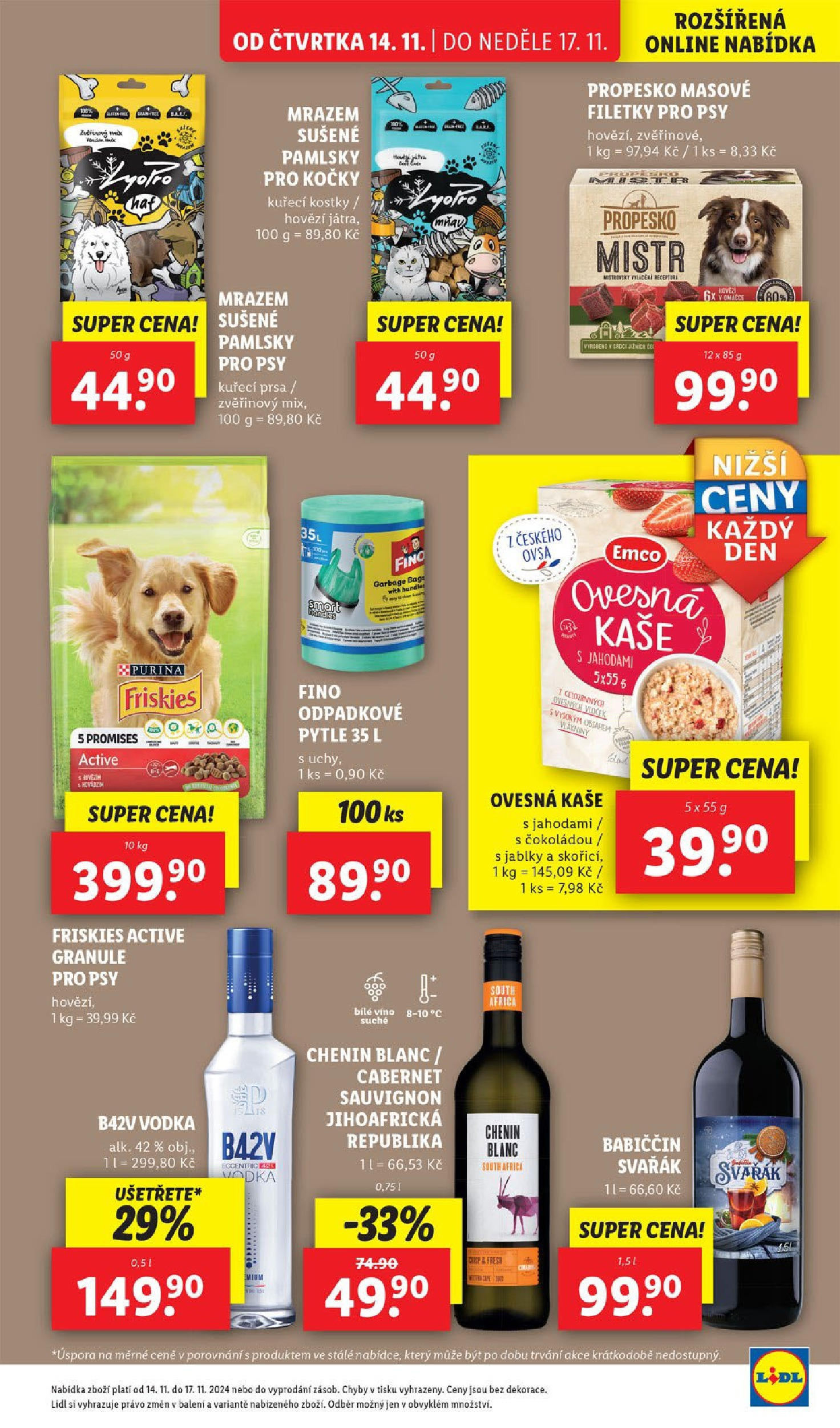 Lidl leták od 14.11.2024 - Nový akční leták | Strana: 29 | Produkty: Svařák, Víno, Cabernet Sauvignon, Kostky