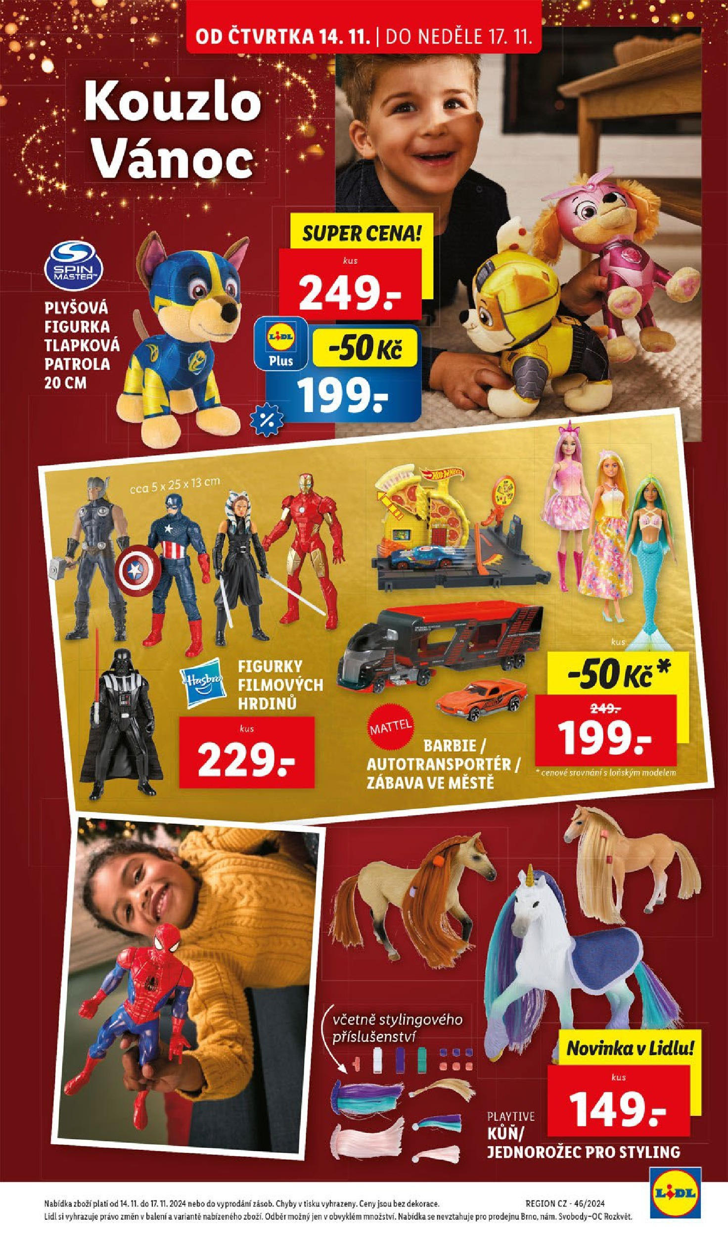 Lidl leták od 11.11.2024 - Nový akční leták | Strana: 21 | Produkty: Figurky, Barbie