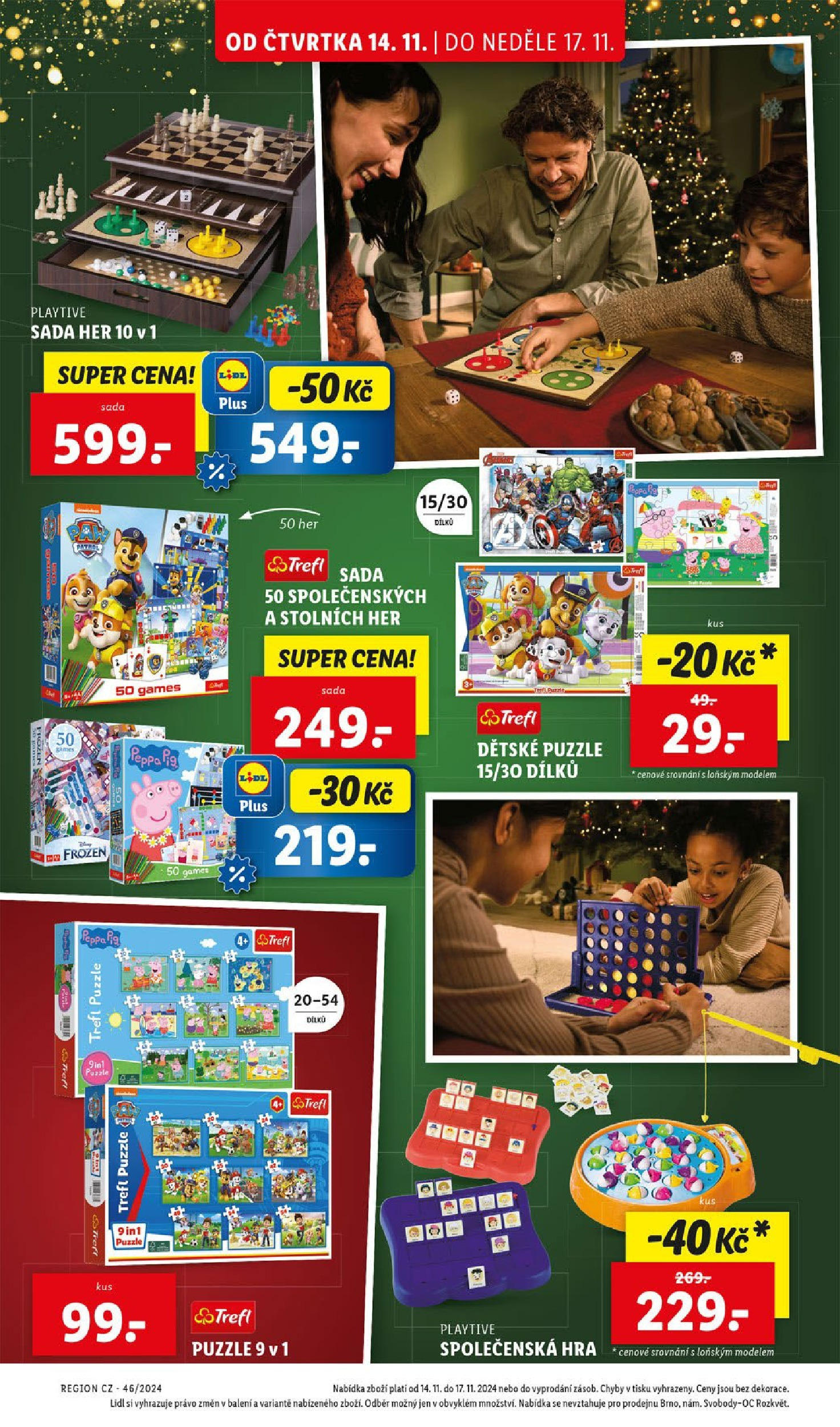 Lidl leták od 11.11.2024 - Nový akční leták | Strana: 22 | Produkty: Hra, Puzzle