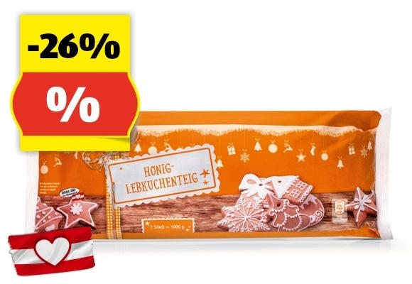 BELLA Lebkuchenteig, 1.000 g/800 g