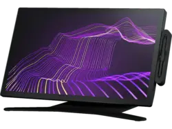 WACOM Grafiktablett Cintiq Pro 27 mit Standfuß, 26.9 Zoll, UHD 4K, 120Hz, 16:9, 400cd, 98 % DCI-P3, 1000:1, 10ms Reaktionszeit, Schwarz