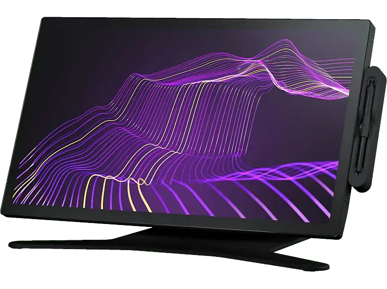 WACOM Grafiktablett Cintiq Pro 27 mit Standfuß, 26.9 Zoll, UHD 4K, 120Hz, 16:9, 400cd, 98 % DCI-P3, 1000:1, 10ms Reaktionszeit, Schwarz