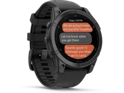 Garmin fēnix® E - 47 mm Amoled Schwarz/Schiefergrau; Smartwatch